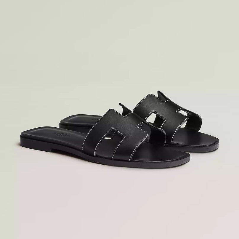 Sandales Oran Noir - Hermes