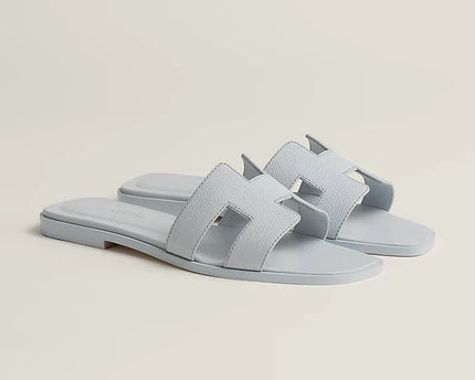 Hermes - Claquettes Bleu glacier