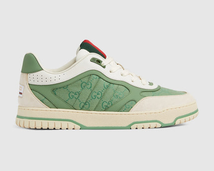 BASKETS GUCCI RE-WEB POUR HOMME - VERT