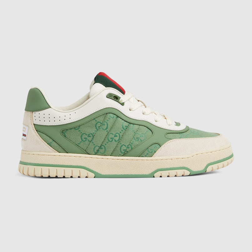 BASKETS GUCCI RE-WEB POUR HOMME - VERT