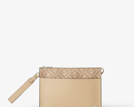 Pochette Squared FF - Beige
