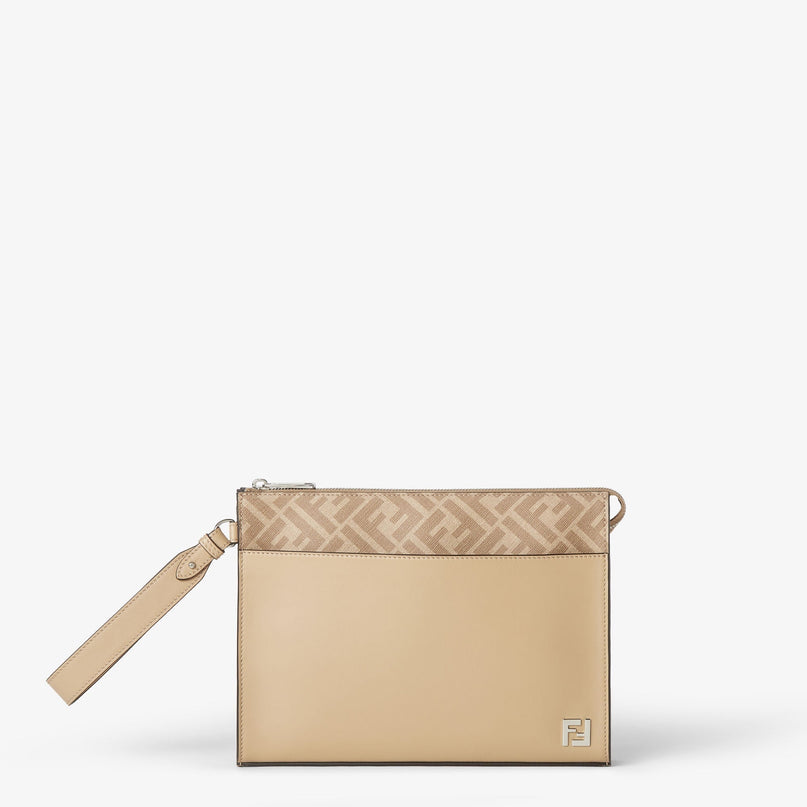 Pochette Squared FF - Beige