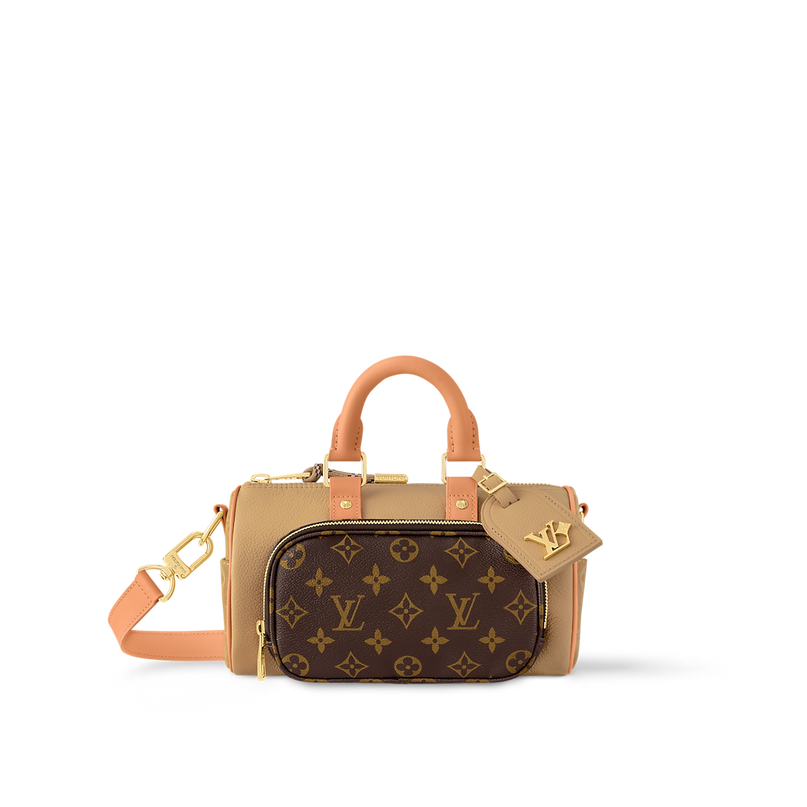 Sac Keepall Bandoulière 25 - LV - Beige
