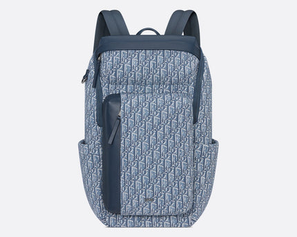Sac à dos zippé Rider Soft - Dior - Bleu