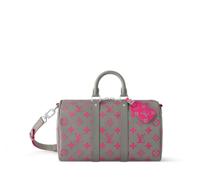 Sac Keepall Bandoulière 35 - LV - Gris Rose