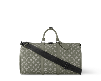 Sac Keepall Bandoulière 50 - LV -  Vert kaki