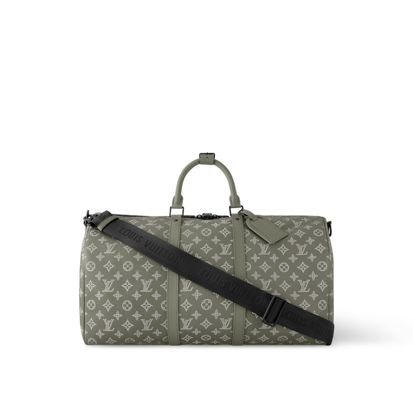 Sac Keepall Bandoulière 50 - LV -  Vert kaki