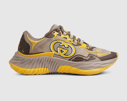 BASKETS GUCCI RIPPLE POUR HOMME - JAUNE