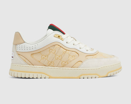 BASKETS GUCCI RE-WEB POUR HOMME - SAUMON