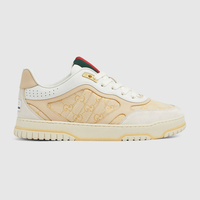 BASKETS GUCCI RE-WEB POUR HOMME - SAUMON