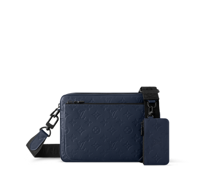 Sac Trio Messenger - LV - Bleu nuit