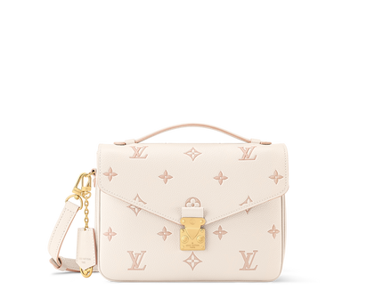 Pochette Métis - LV - Blanc Rose