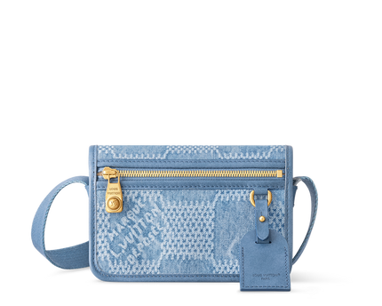 Portefeuille Bosphore Wearable - LV - Bleu jeans