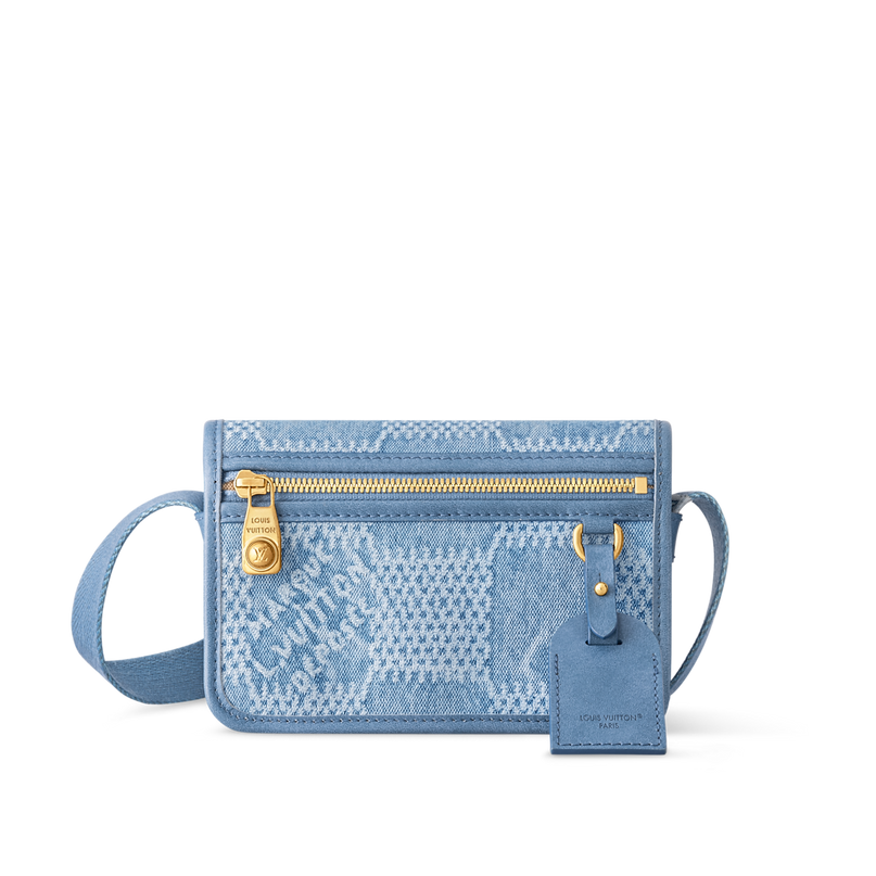 Portefeuille Bosphore Wearable - LV - Bleu jeans