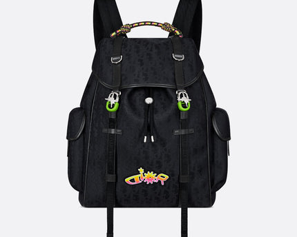Sac à dos à rabat Dior Hit The Road DIOR AND LEWIS HAMILTON
