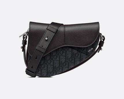 Mini sac Saddle Dior - Noir