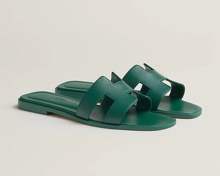 Hermes - Claquettes Vert viride