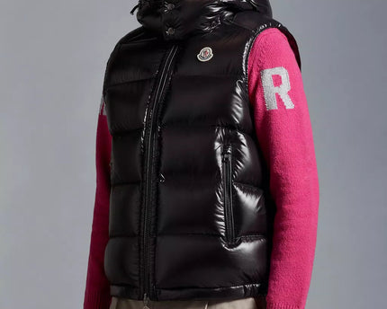 MONCLER - Doudoune sans manches Noir