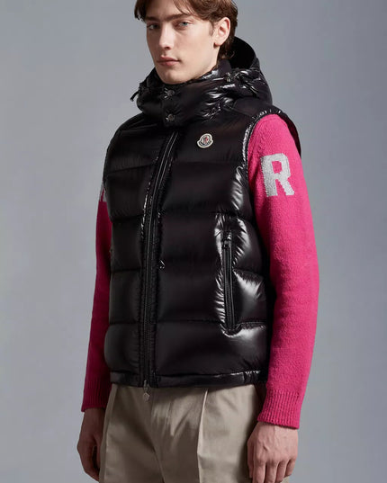 MONCLER - Doudoune sans manches Noir