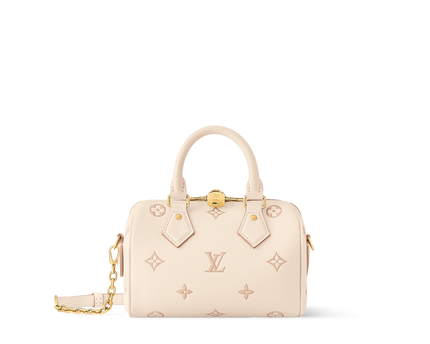 Sac Speedy Bandoulière 20 - LV - Blanc/Rose