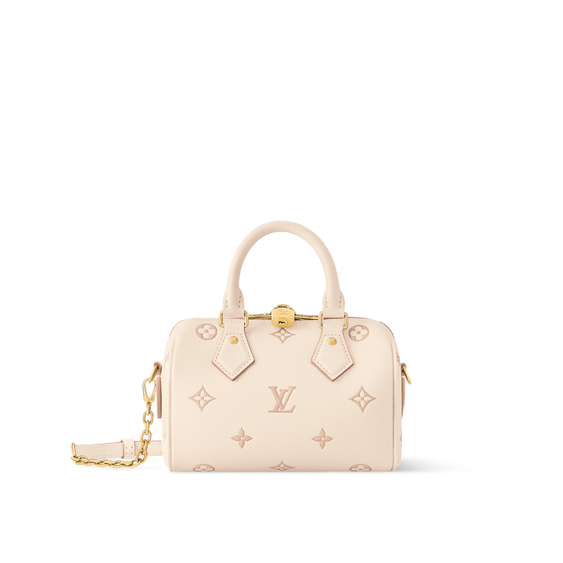 Sac Speedy Bandoulière 20 - LV - Blanc/Rose