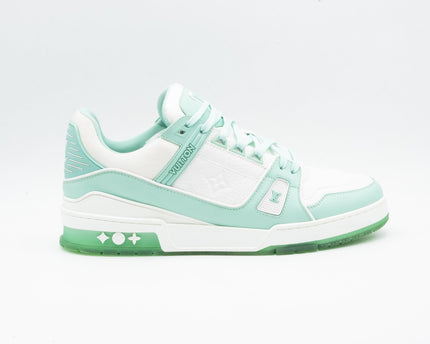 Sneaker LV Trainer Green White