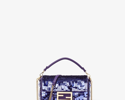 Sac Fendi Baguette Mini - Violet
