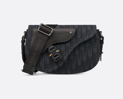 Sac Messenger Saddle Dior - Noir