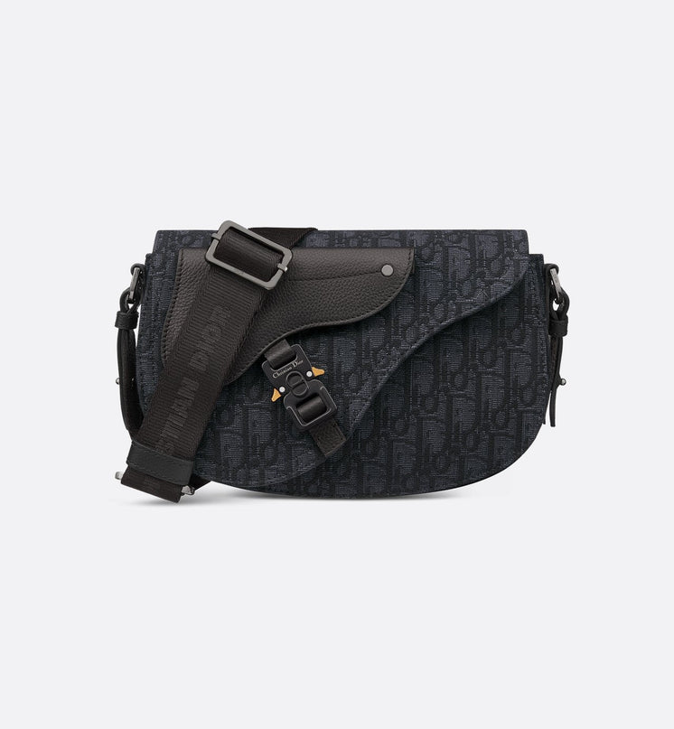 Sac Messenger Saddle Dior - Noir