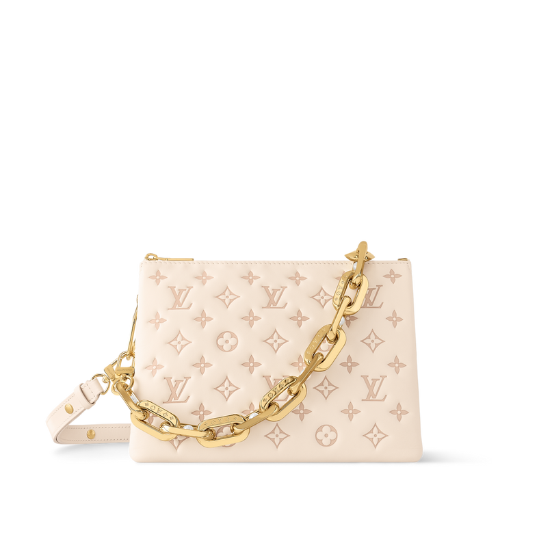 Sac Coussin PM - LV - Blanc Rose