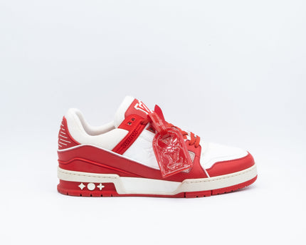 Sneaker LV Trainer Red White