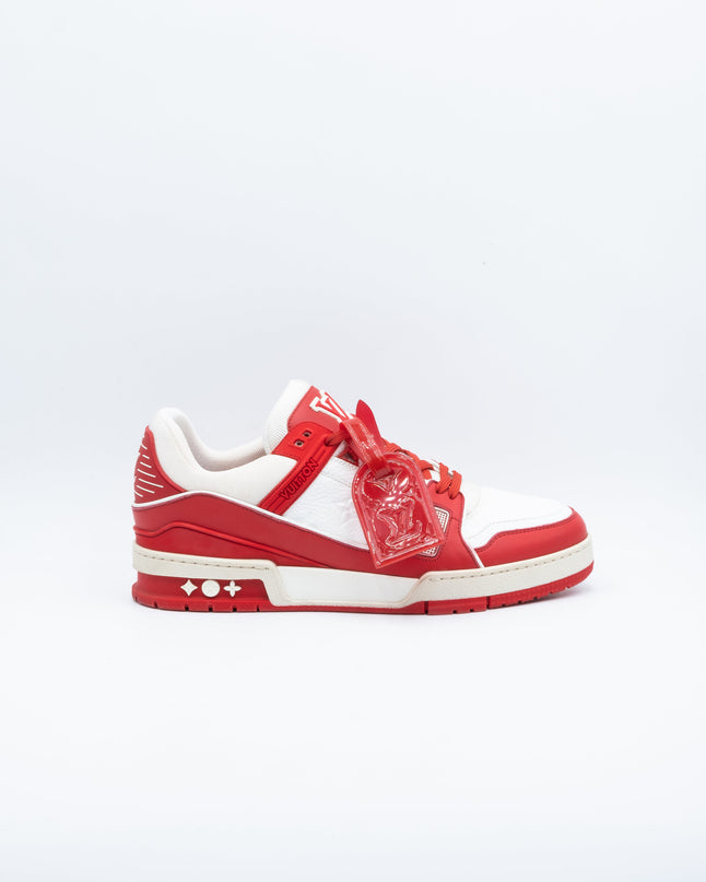 Sneaker LV Trainer Red White