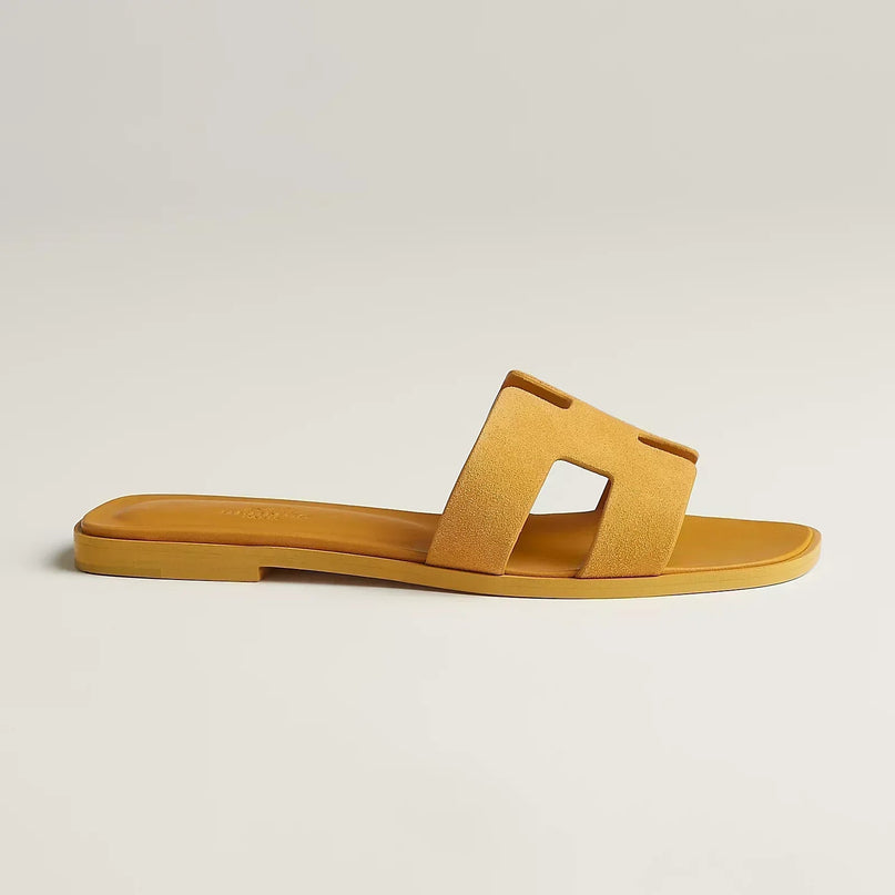 Sandales Oran - Laiton jaune - Hermes