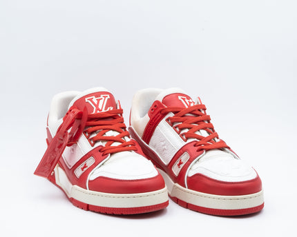 Sneaker LV Trainer Red White