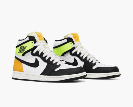 Air Jordan 1 Retro High White Black Volt University Gold