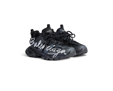 SNEAKER TRACK SIGNATURE EN NOIR/BLANC