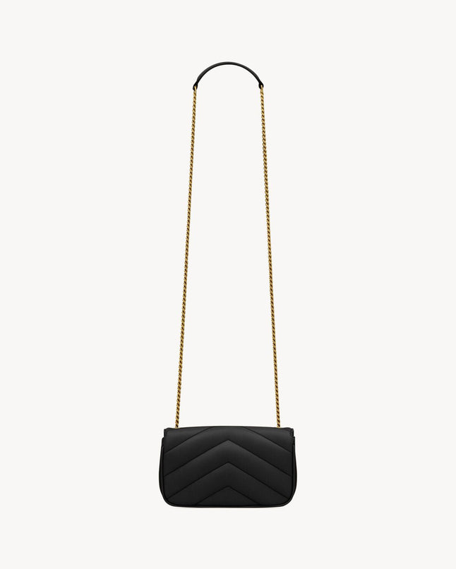 LOULOU MINI EN CUIR D'AGNEAU  - YSL - Noir