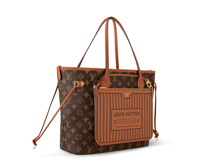Sac Neverfull Inside Out MM - LV - Marron