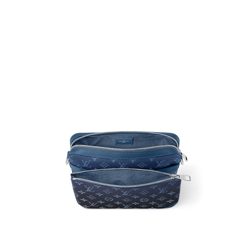Trio messenger - LV - Bleu noir