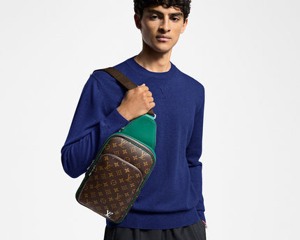 Sac Avenue Slingbag - LV - Marron vert