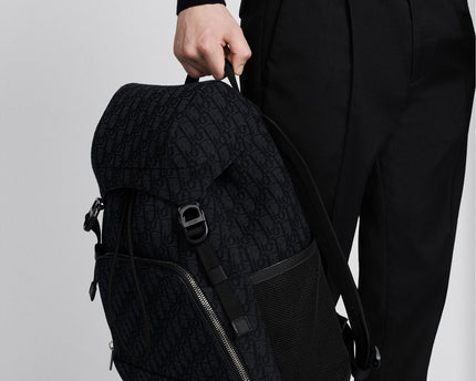 Sac à dos à rabat Dior 8 Noir