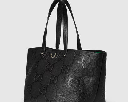 Cabas en toile GG moyen format - Noir