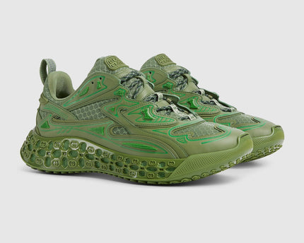 BASKETS GUCCI CUB3D POUR HOMME - VERT