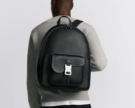 Sac à dos zippé Saddle - Dior - Black