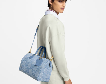 Sac Speedy 30 Bandoulière - LV - Bleu jeans