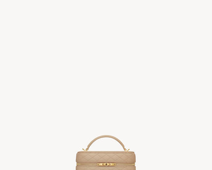 GABY VANITY EN CUIR D’AGNEAU  - YSL - BEIGE