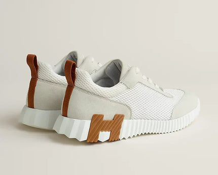 Hermès Bouncing blanc/maron/noir