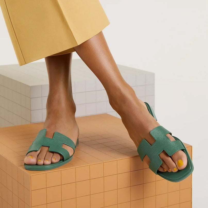 Sandales Oran - Ivy Green - Hermes