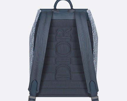 Sac à dos à rabat Saddle - Dior - Bleu jeans