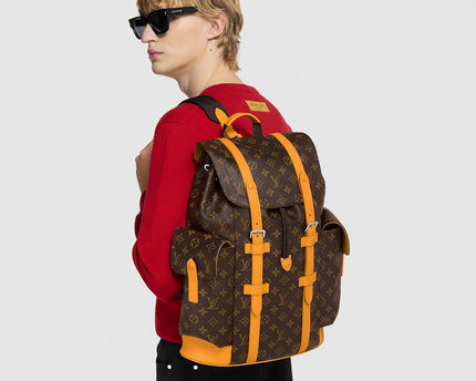 Sac à dos Christopher MM - LV - Marron Beige